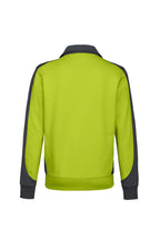 HAKRO Sweatjacke Contrast Mikralinar® kiwi/anthrazit