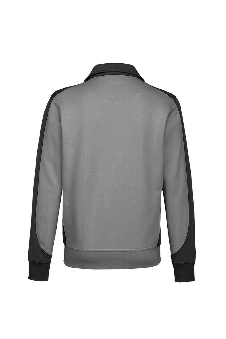 HAKRO Sweatjacke Contrast Mikralinar® titan/anthrazit