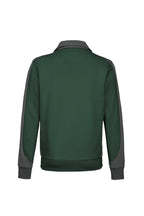 HAKRO Sweatjacke Contrast Mikralinar® tanne/anthrazit