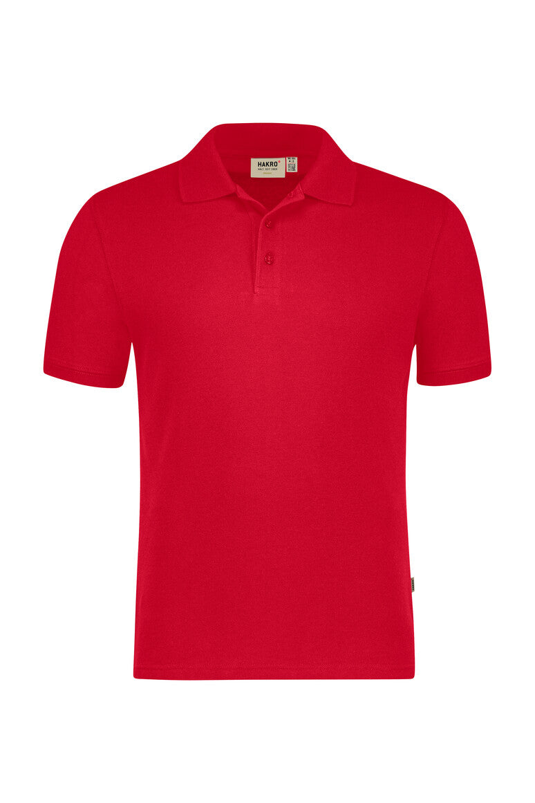 HAKRO Poloshirt Bio-Baumwolle GOTS rot
