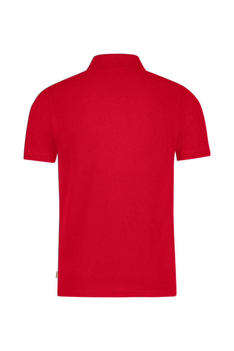 HAKRO Poloshirt Bio-Baumwolle GOTS rot