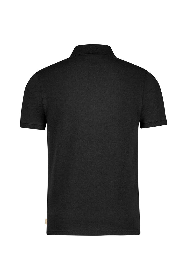HAKRO Poloshirt Bio-Baumwolle GOTS schwarz