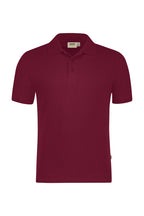 HAKRO Poloshirt Bio-Baumwolle GOTS weinrot