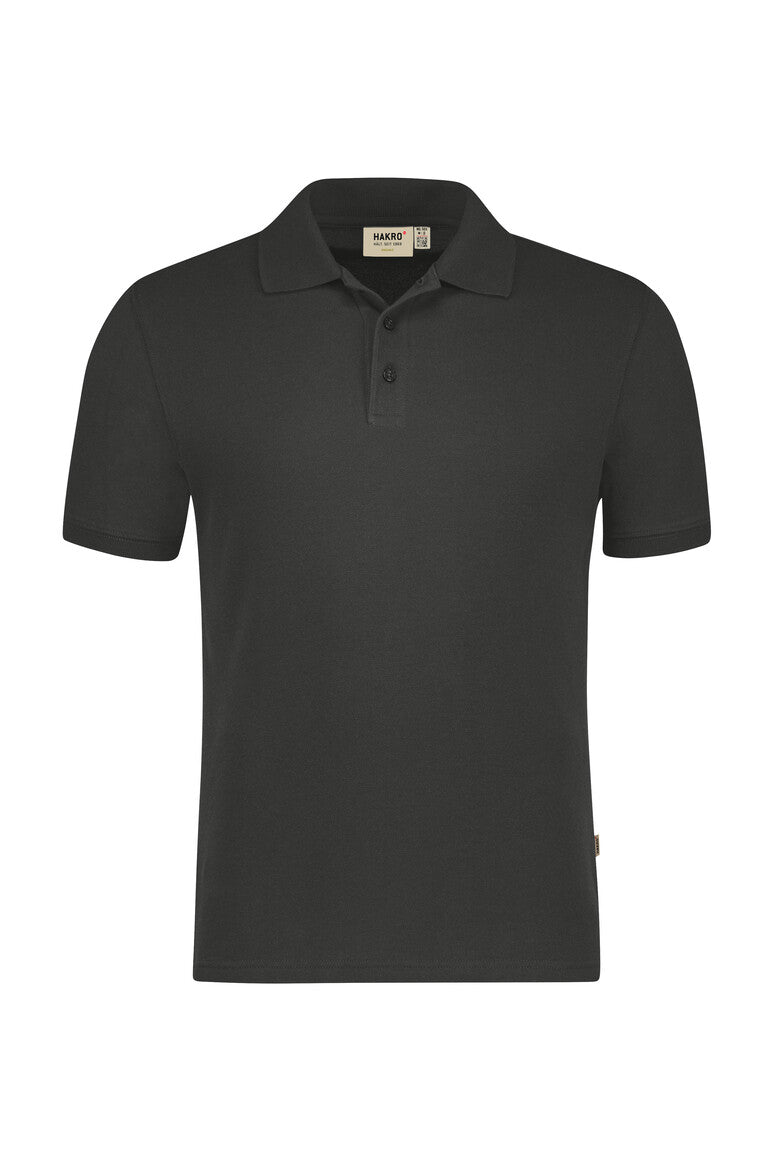 HAKRO Poloshirt Bio-Baumwolle GOTS karbongrau