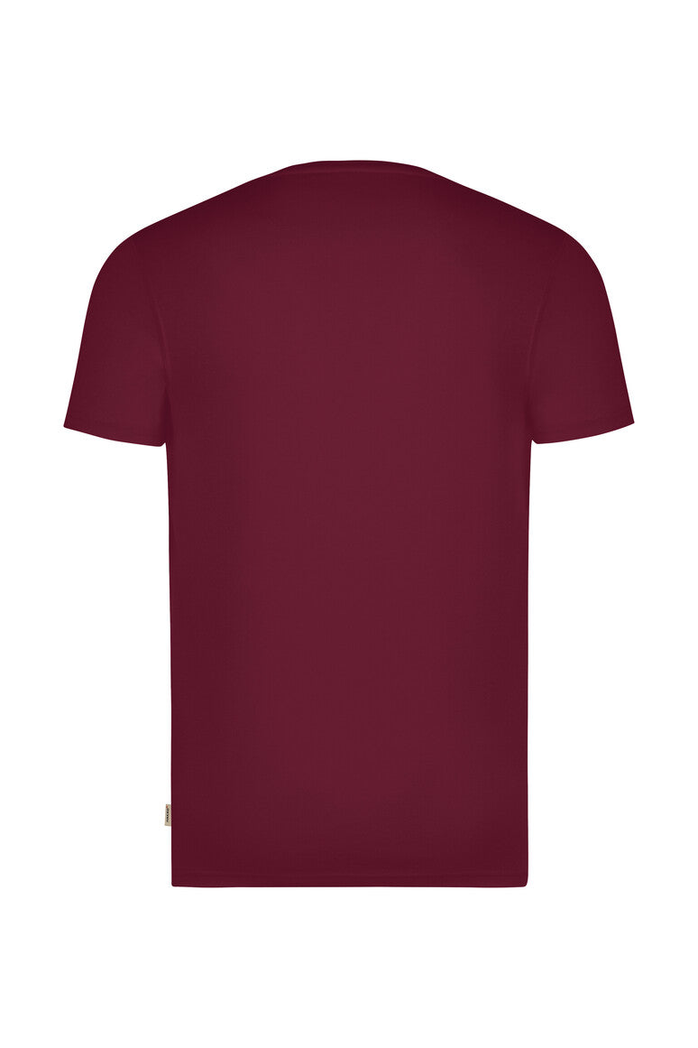 HAKRO T-Shirt MIKRALINAR ECO weinrot