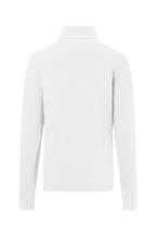 HAKRO Zip-Longsleeve Piqué MIKRALINAR ECO weiß