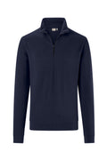 HAKRO Zip-Longsleeve Piqué MIKRALINAR ECO tinte