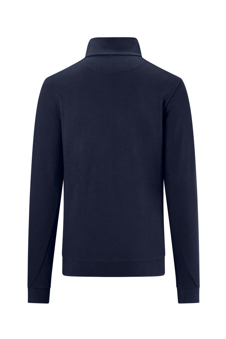 HAKRO Zip-Longsleeve Piqué MIKRALINAR ECO tinte