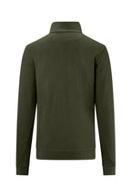 HAKRO Zip-Longsleeve Piqué MIKRALINAR ECO olive