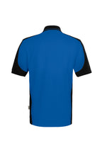 HAKRO Poloshirt Contrast  MIKRALINAR ECO royalblau/schwarz