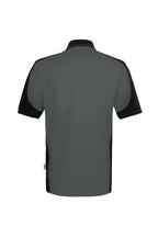HAKRO Poloshirt Contrast  MIKRALINAR ECO anthrazit/schwarz