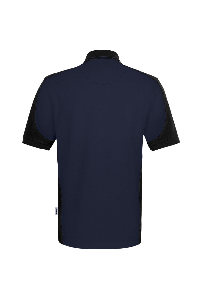 HAKRO Poloshirt Contrast  MIKRALINAR ECO tinte/schwarz