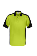 HAKRO Poloshirt Contrast  MIKRALINAR ECO kiwi/schwarz