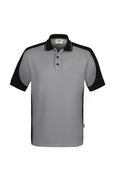 HAKRO Poloshirt Contrast  MIKRALINAR ECO titan/schwarz
