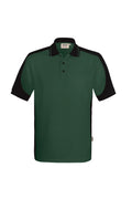 HAKRO Poloshirt Contrast  MIKRALINAR ECO tanne/schwarz