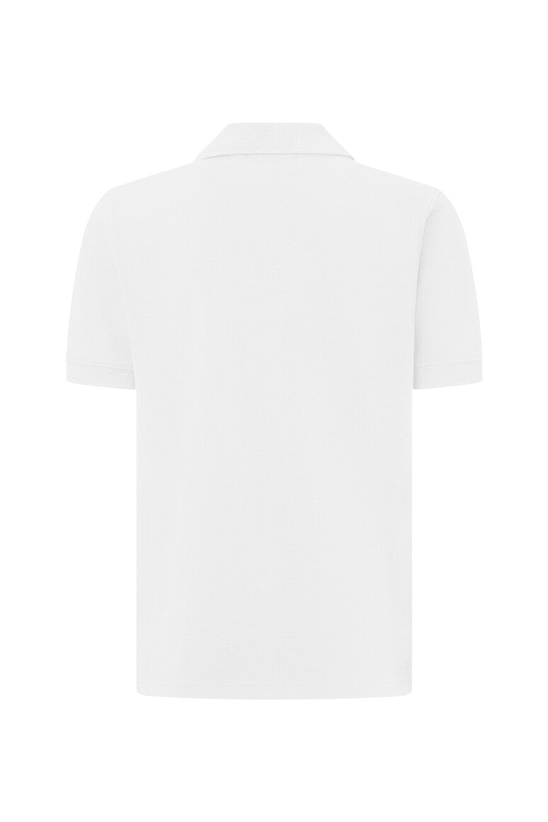 HAKRO Kinder Poloshirt Bio-Baumwolle weiß