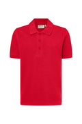 HAKRO Kinder Poloshirt Bio-Baumwolle rot