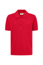HAKRO Kinder Poloshirt Bio-Baumwolle rot