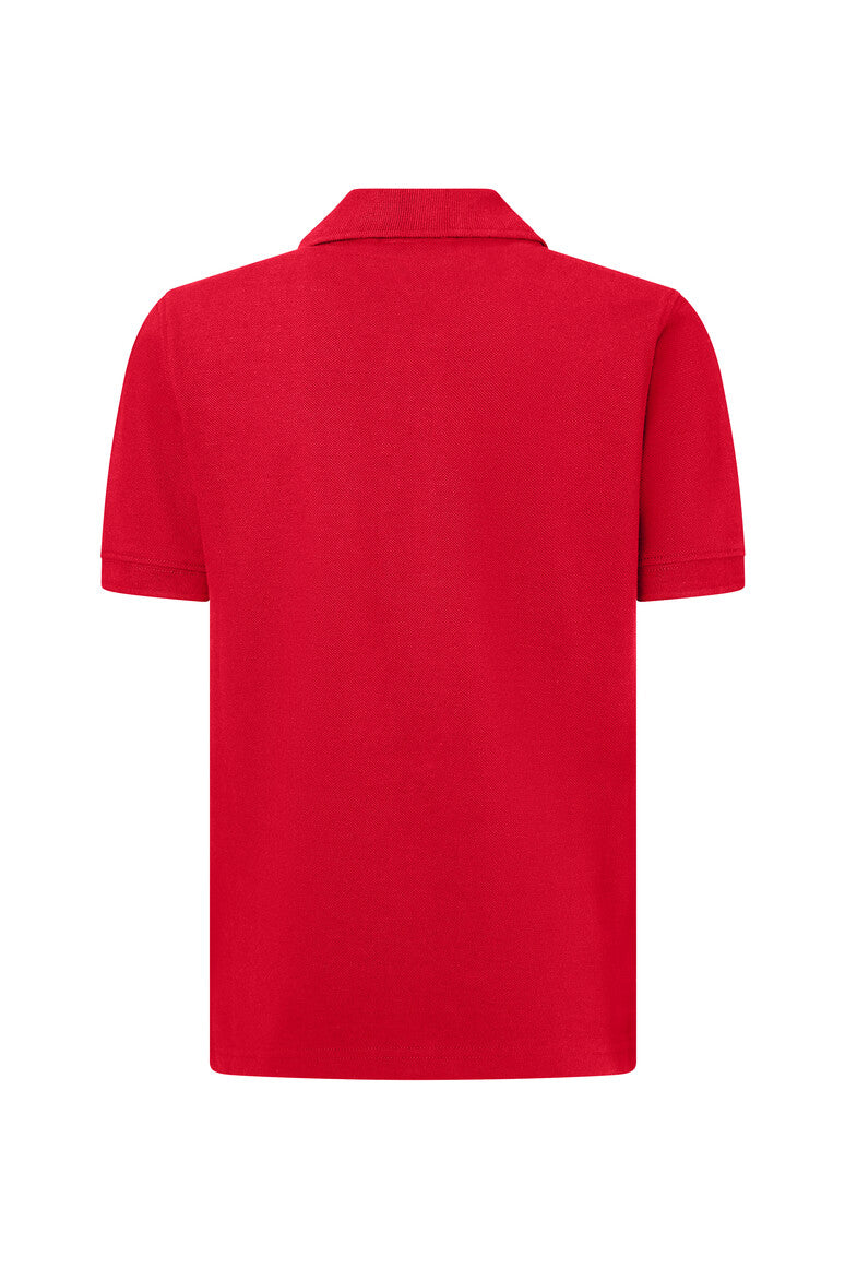 HAKRO Kinder Poloshirt Bio-Baumwolle rot