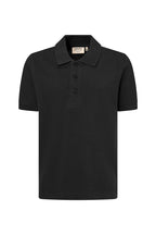 HAKRO Kinder Poloshirt Bio-Baumwolle schwarz