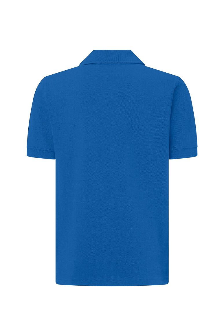 HAKRO Kinder Poloshirt Bio-Baumwolle royalblau
