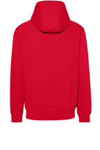 HAKRO Kapuzen-Sweatshirt Bio-Baumwolle GOTS rot