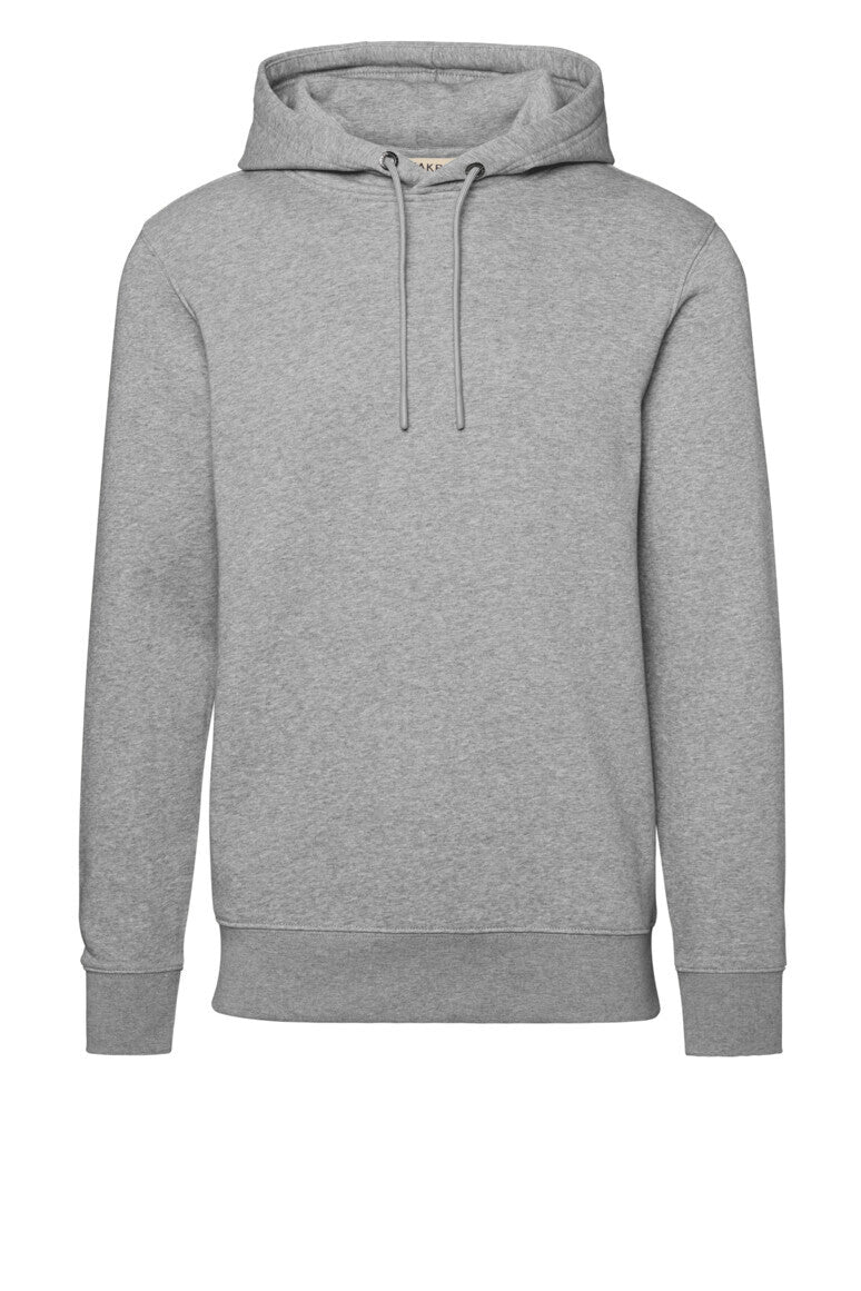 HAKRO Kapuzen-Sweatshirt Bio-Baumwolle GOTS grau meliert