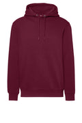 HAKRO Kapuzen-Sweatshirt Bio-Baumwolle GOTS weinrot