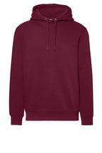 HAKRO Kapuzen-Sweatshirt Bio-Baumwolle GOTS weinrot