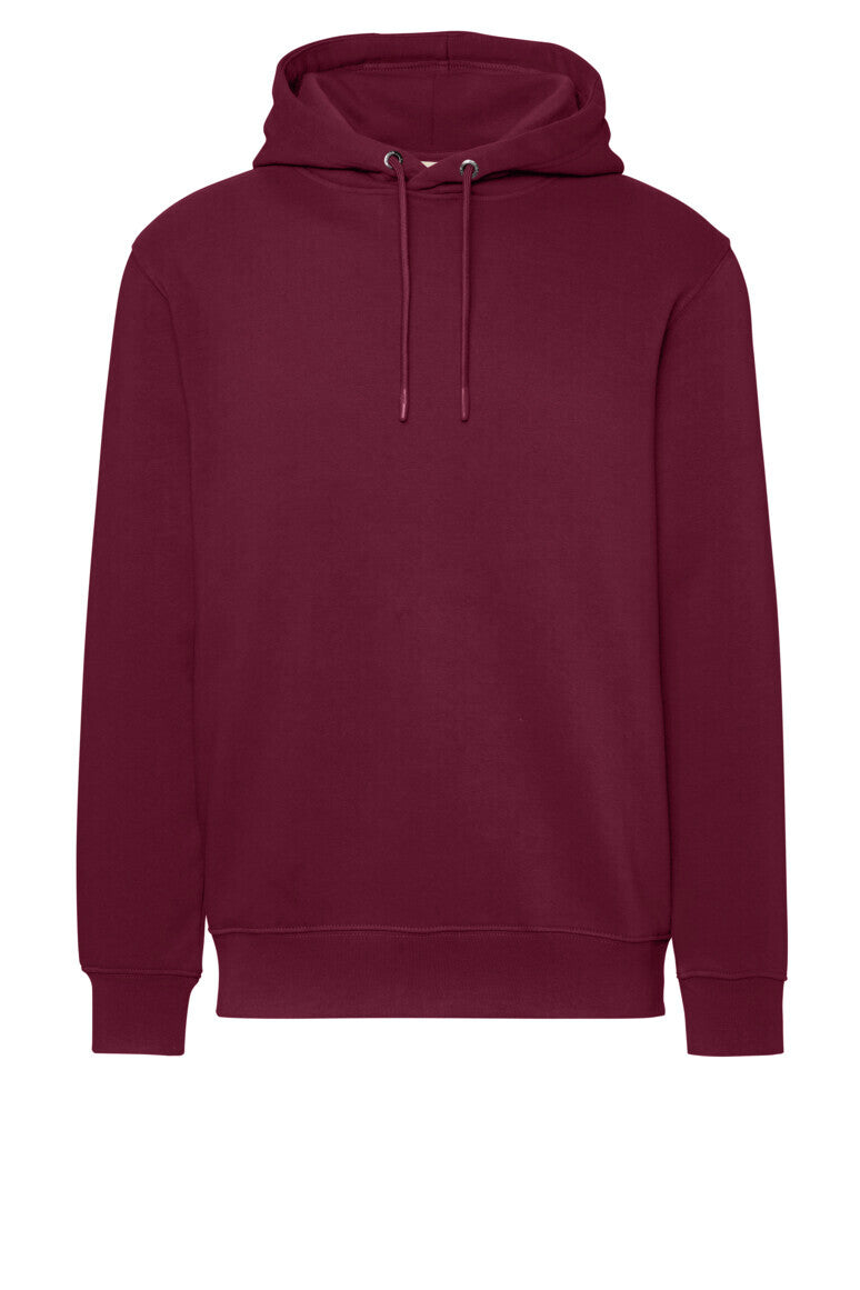 HAKRO Kapuzen-Sweatshirt Bio-Baumwolle GOTS weinrot