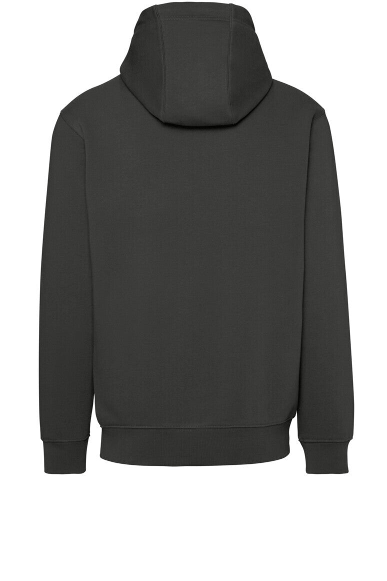 HAKRO Kapuzen-Sweatshirt Bio-Baumwolle GOTS karbongrau