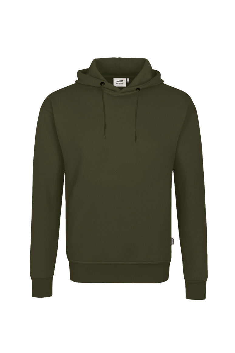 HAKRO Kapuzen-Sweatshirt Bio-Baumwolle GOTS olive