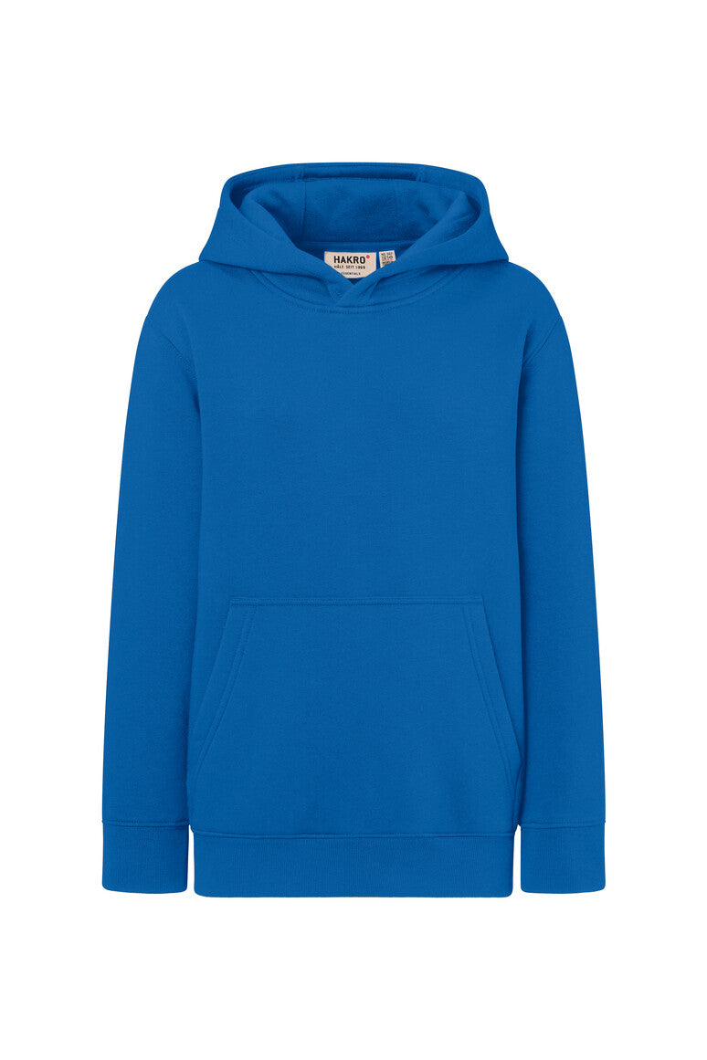 HAKRO Kinder Kapuzen-Sweatshirt Bio-Baumwolle royalblau