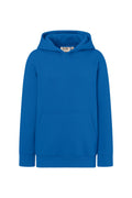 HAKRO Kinder Kapuzen-Sweatshirt Bio-Baumwolle royalblau