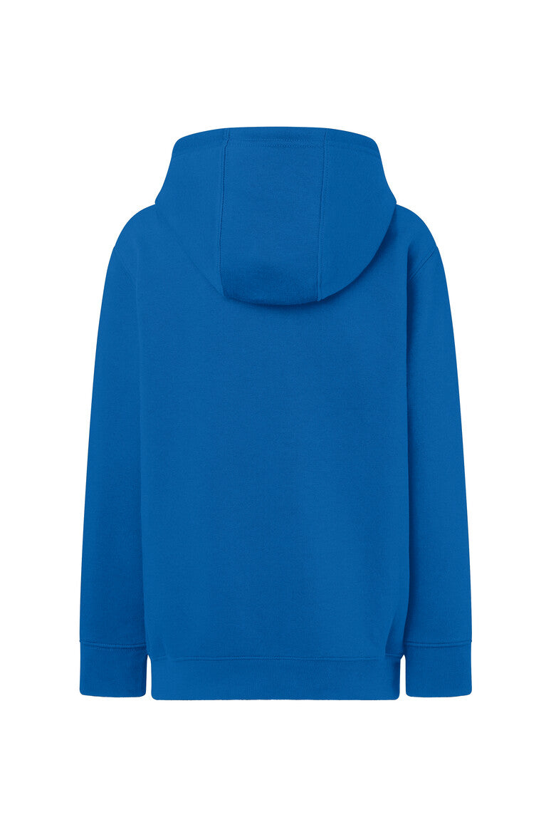 HAKRO Kinder Kapuzen-Sweatshirt Bio-Baumwolle royalblau