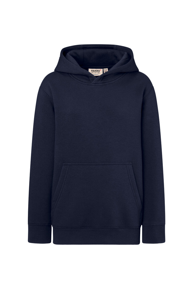 HAKRO Kinder Kapuzen-Sweatshirt Bio-Baumwolle tinte