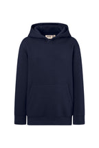 HAKRO Kinder Kapuzen-Sweatshirt Bio-Baumwolle tinte