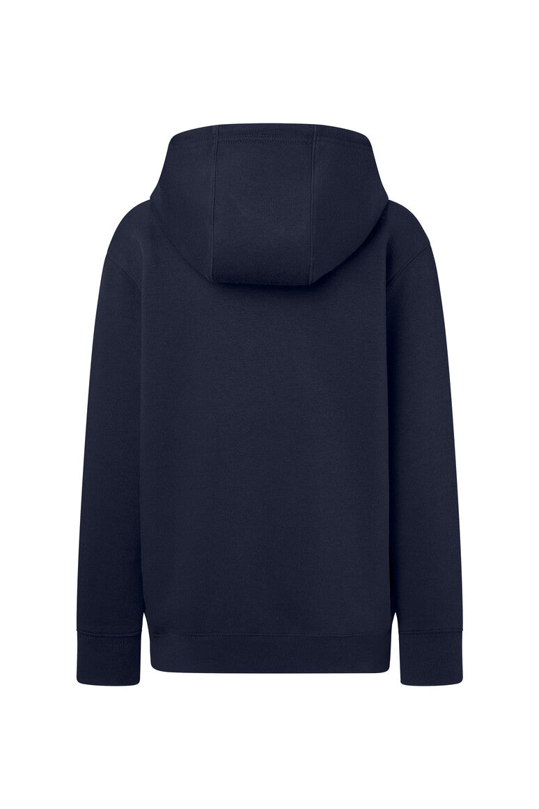 HAKRO Kinder Kapuzen-Sweatjacke Bio-Baumwolle tinte