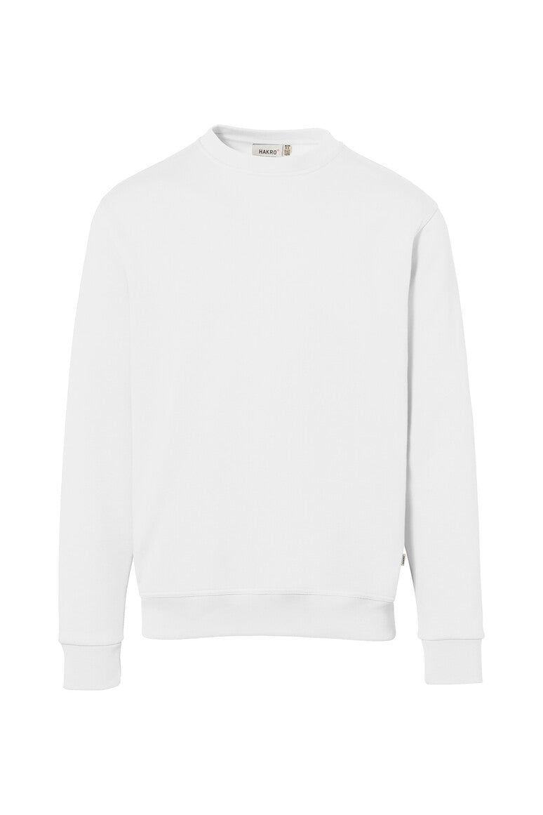 HAKRO Sweatshirt Bio-Baumwolle GOTS weiß