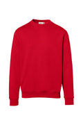 HAKRO Sweatshirt Bio-Baumwolle GOTS rot