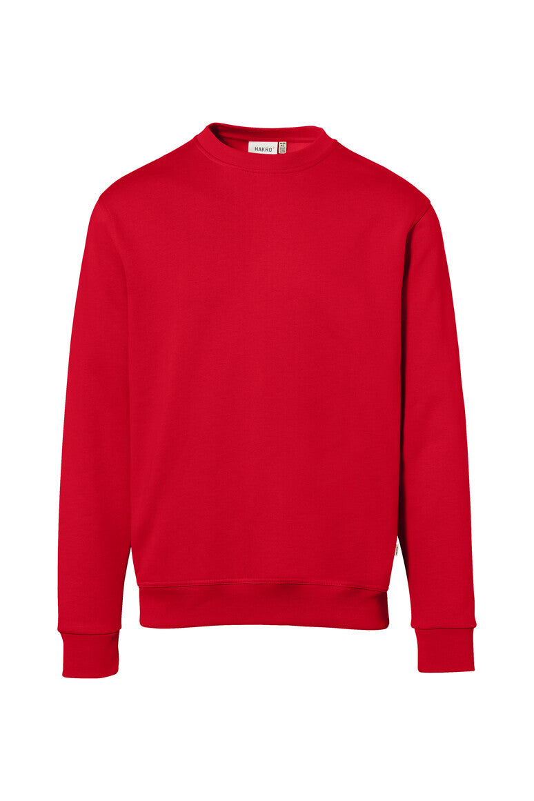 HAKRO Sweatshirt Bio-Baumwolle GOTS rot