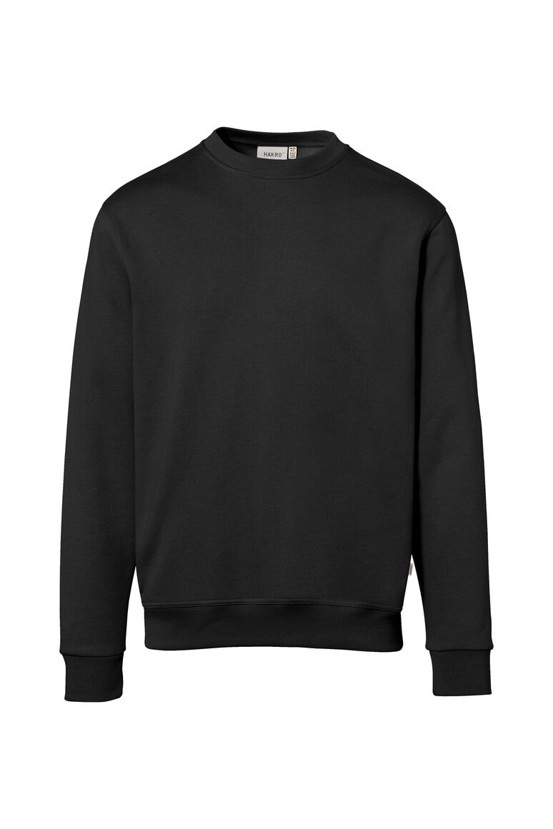 HAKRO Sweatshirt Bio-Baumwolle GOTS schwarz
