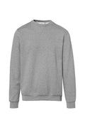 HAKRO Sweatshirt Bio-Baumwolle GOTS grau meliert
