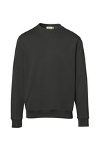 HAKRO Sweatshirt Bio-Baumwolle GOTS karbongrau