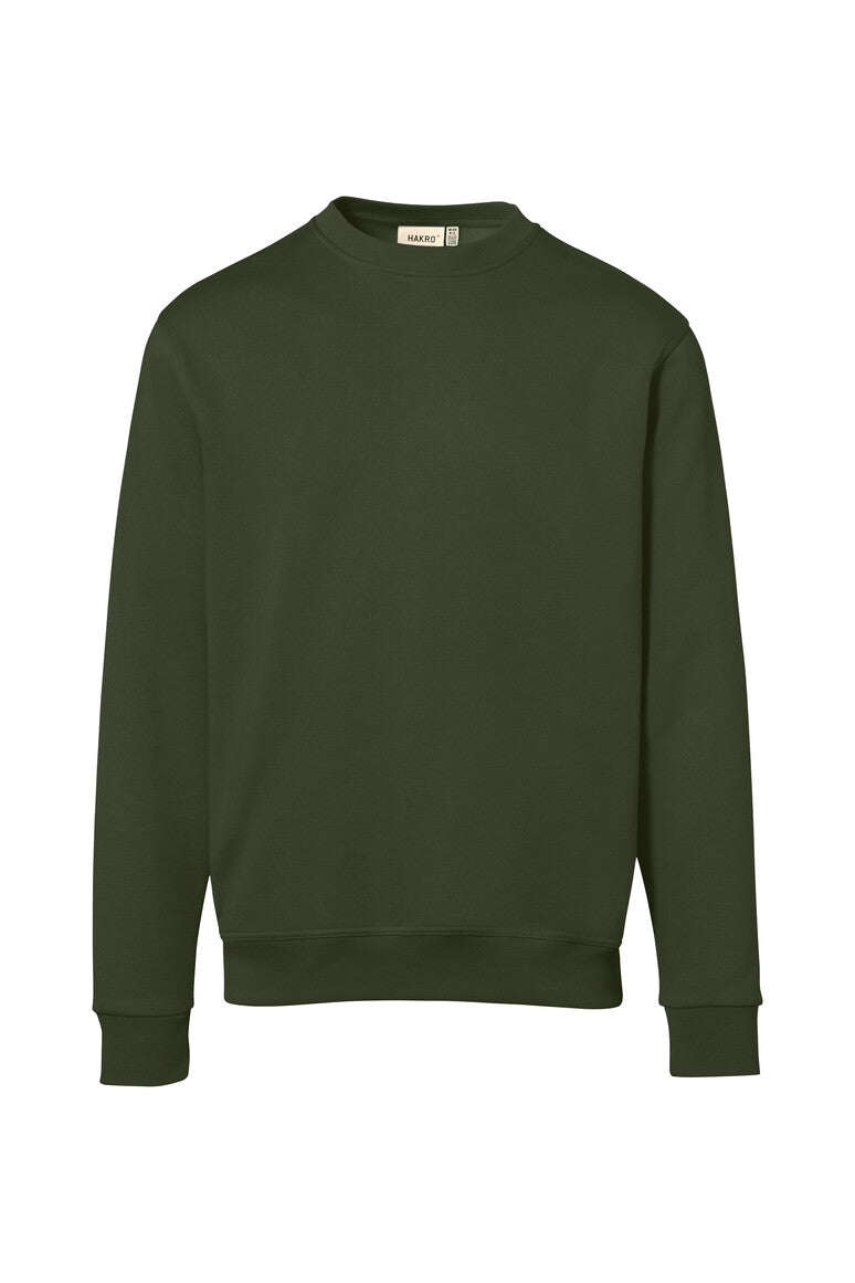HAKRO Sweatshirt Bio-Baumwolle GOTS olive