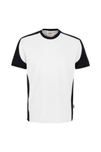 HAKRO T-Shirt Contrast MIKRALINAR ECO weiß/schwarz
