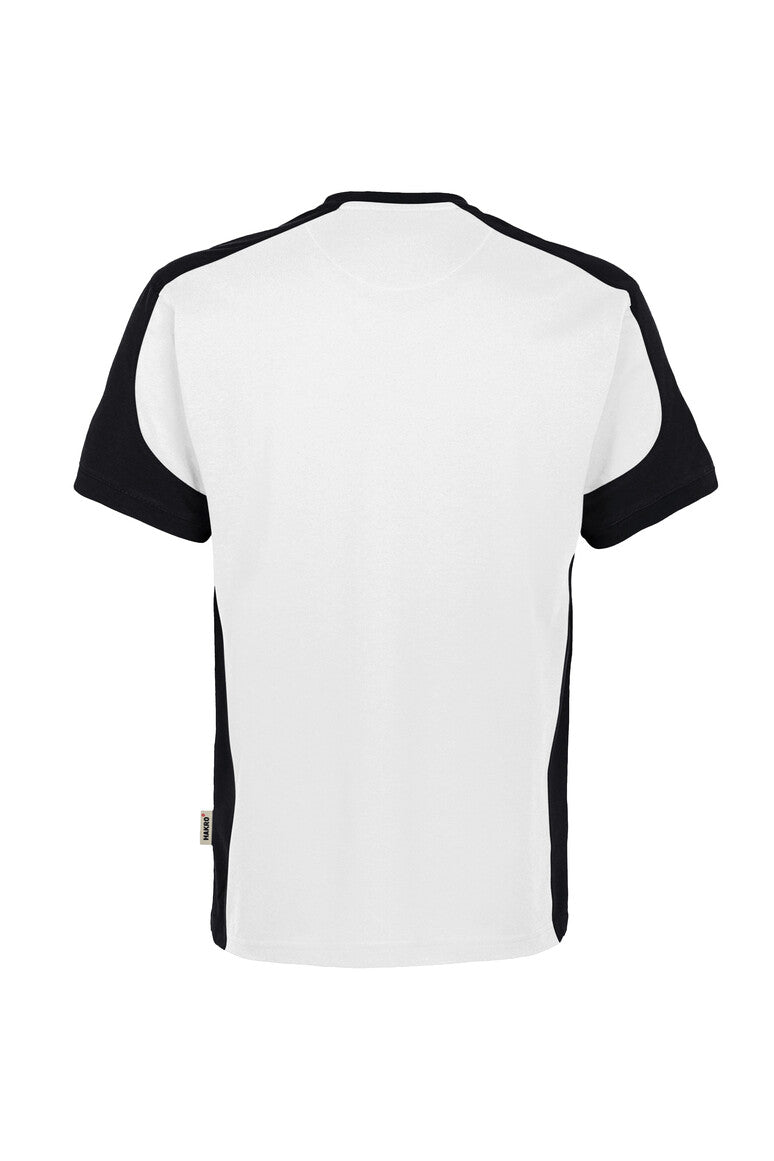 HAKRO T-Shirt Contrast MIKRALINAR ECO weiß/schwarz