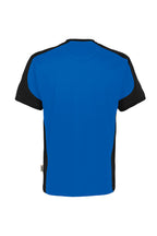 HAKRO T-Shirt Contrast MIKRALINAR ECO royalblau/schwarz