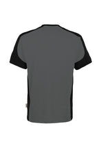 HAKRO T-Shirt Contrast MIKRALINAR ECO anthrazit/schwarz