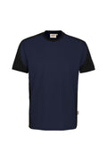 HAKRO T-Shirt Contrast MIKRALINAR ECO tinte/schwarz